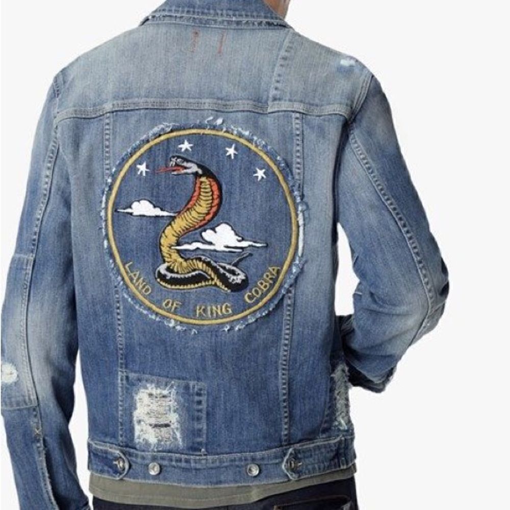 Joe’s Jeans | LA Collection Denim Land of King Cobra Denim Trucker Jacket | L